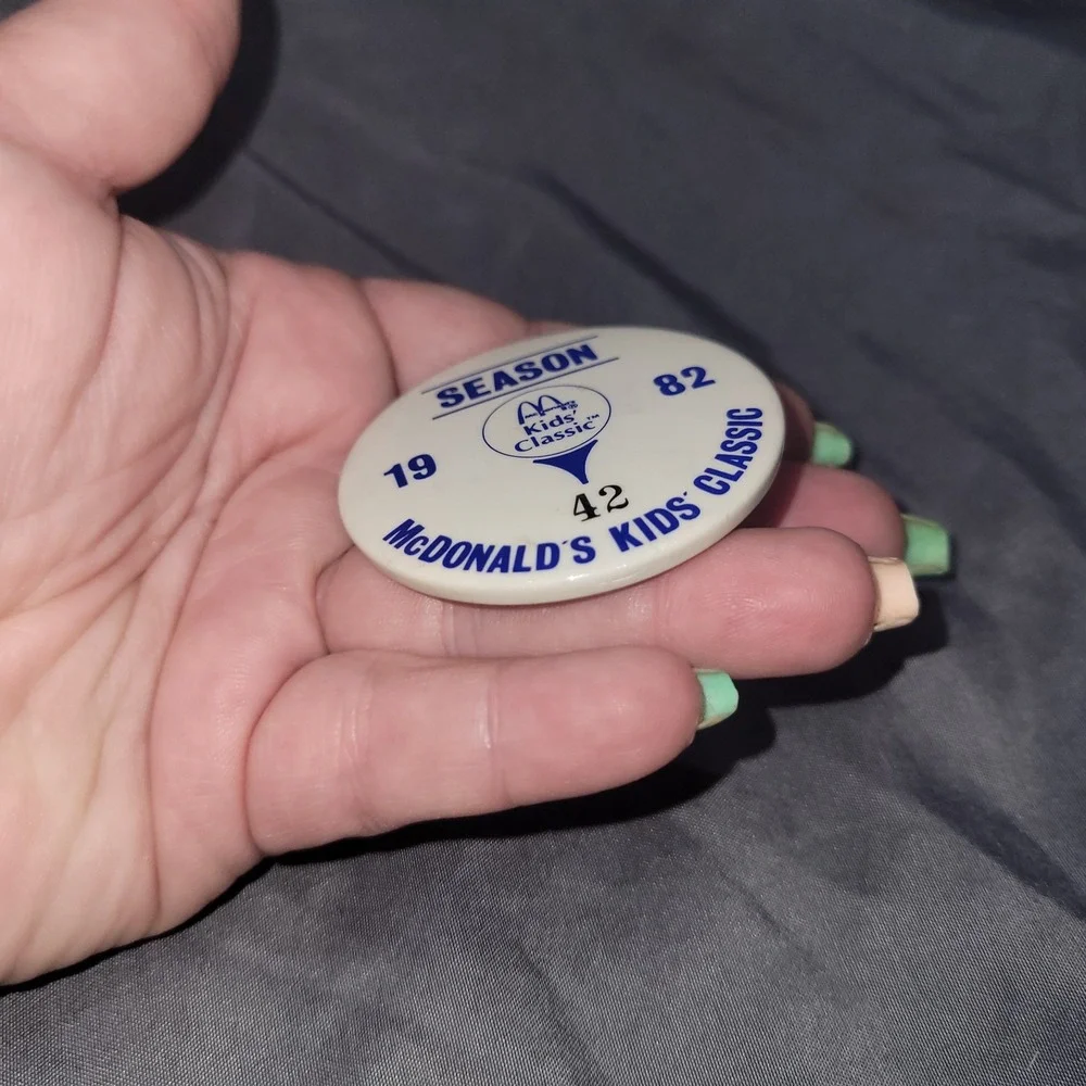 McDonald's PRO-AM Golf Kids' Classic 1982 Button Pin
